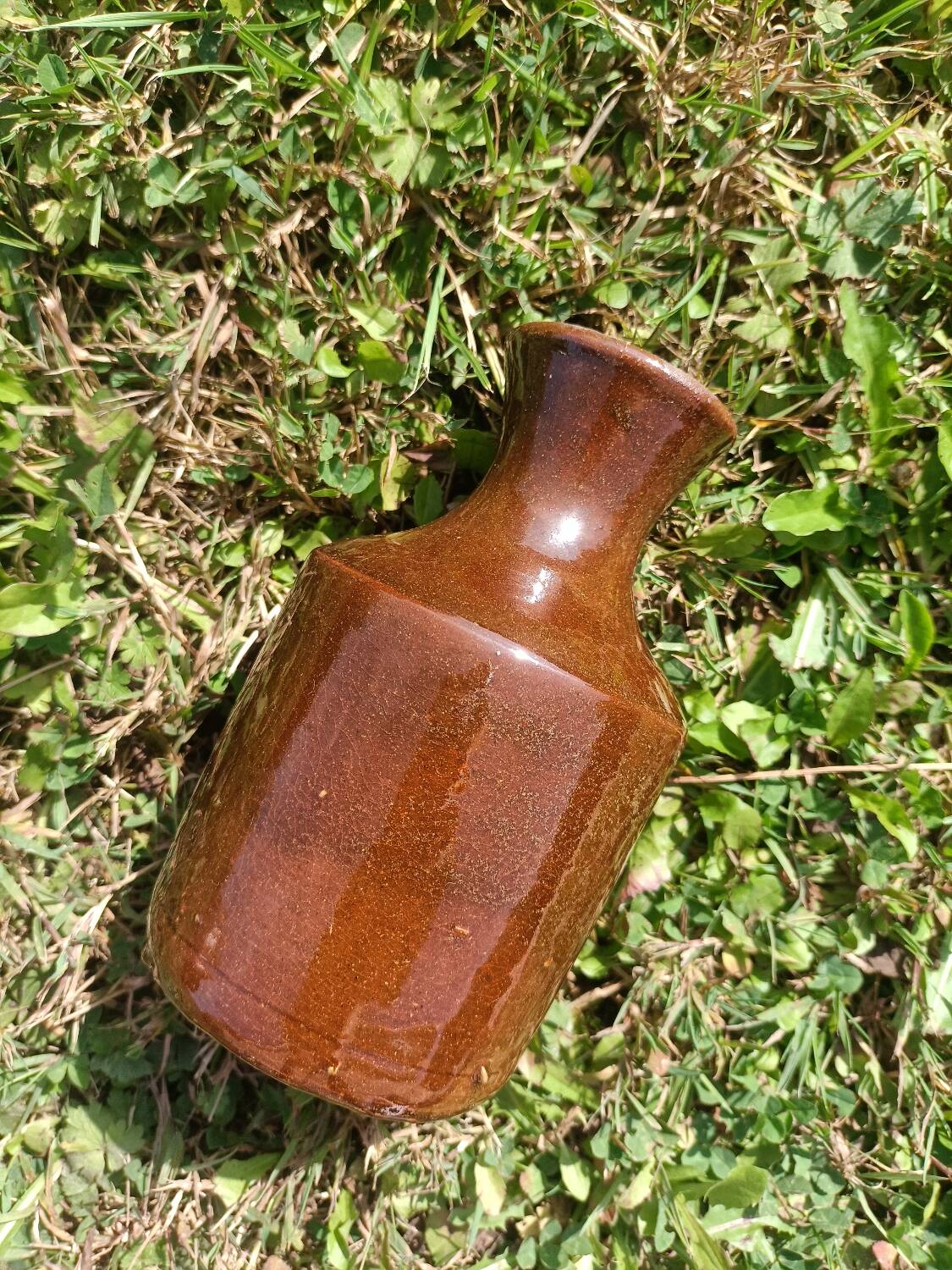 Vintage brown vase
