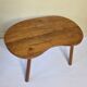 Vintage solid wood bean coffee table