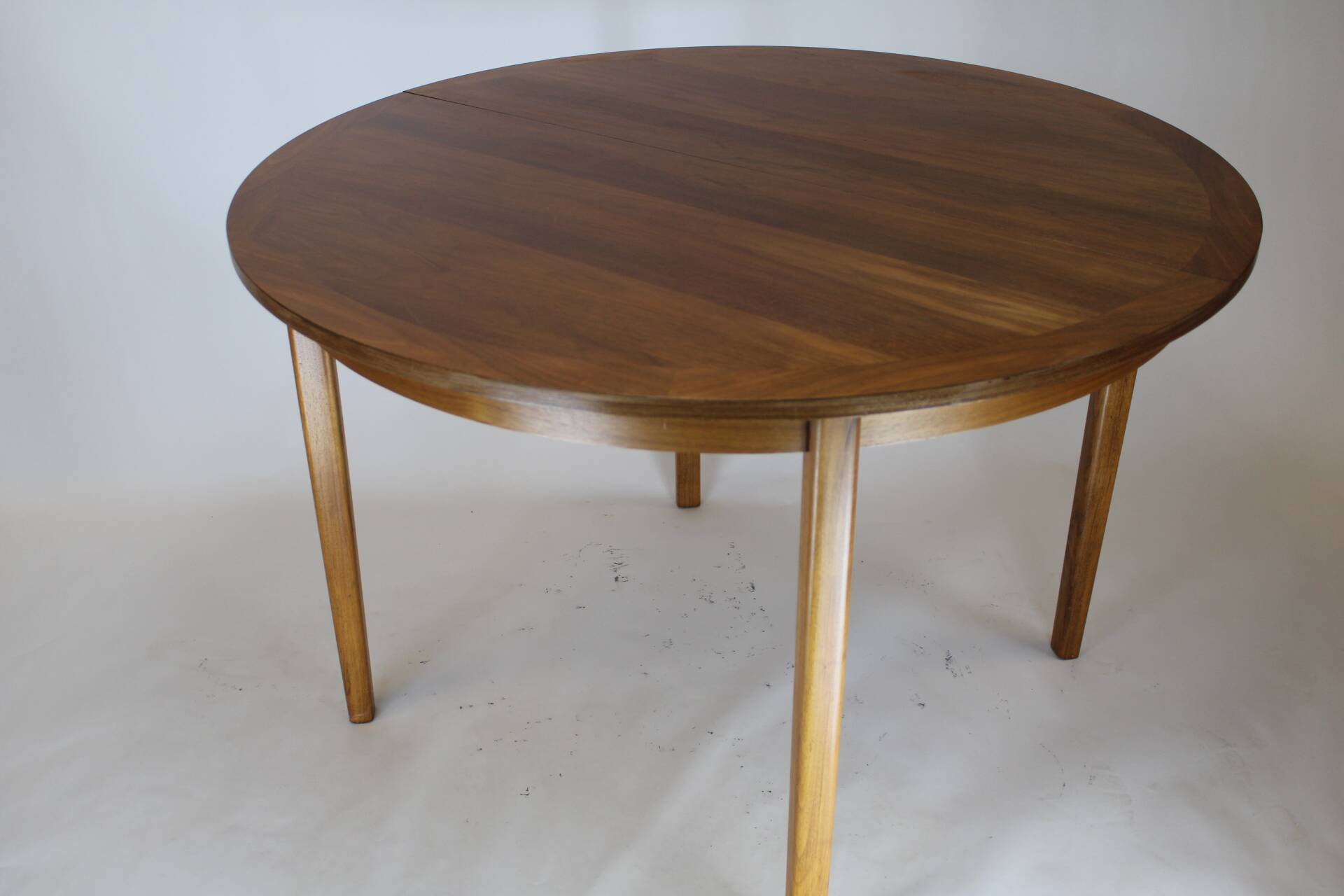 Vintage round teak dining table 4 feet diameter 110 cm Denmark