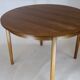 Vintage round teak dining table 4 feet diameter 110 cm Denmark