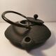 Japanese black cast iron teapot