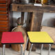 Lot de 2 tabourets Formica vintage