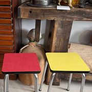 Set of 2 vintage Formica stools