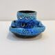 Fat Lava Ceramic Egg Cup Glacier Enamels - Atelier du Cyclope