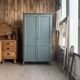 Vintage grey-green wardrobe (renovated)