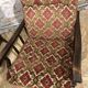 Fauteuils velours vintages
