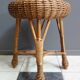 Tabouret en rotin