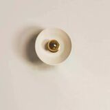 Pitchoun wall lamp in white terracotta