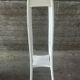 Sellette ancienne en bois peint blanc – H 110 cm