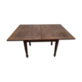 Table de ferme plateau pliant dit " Portefeuille " 1900