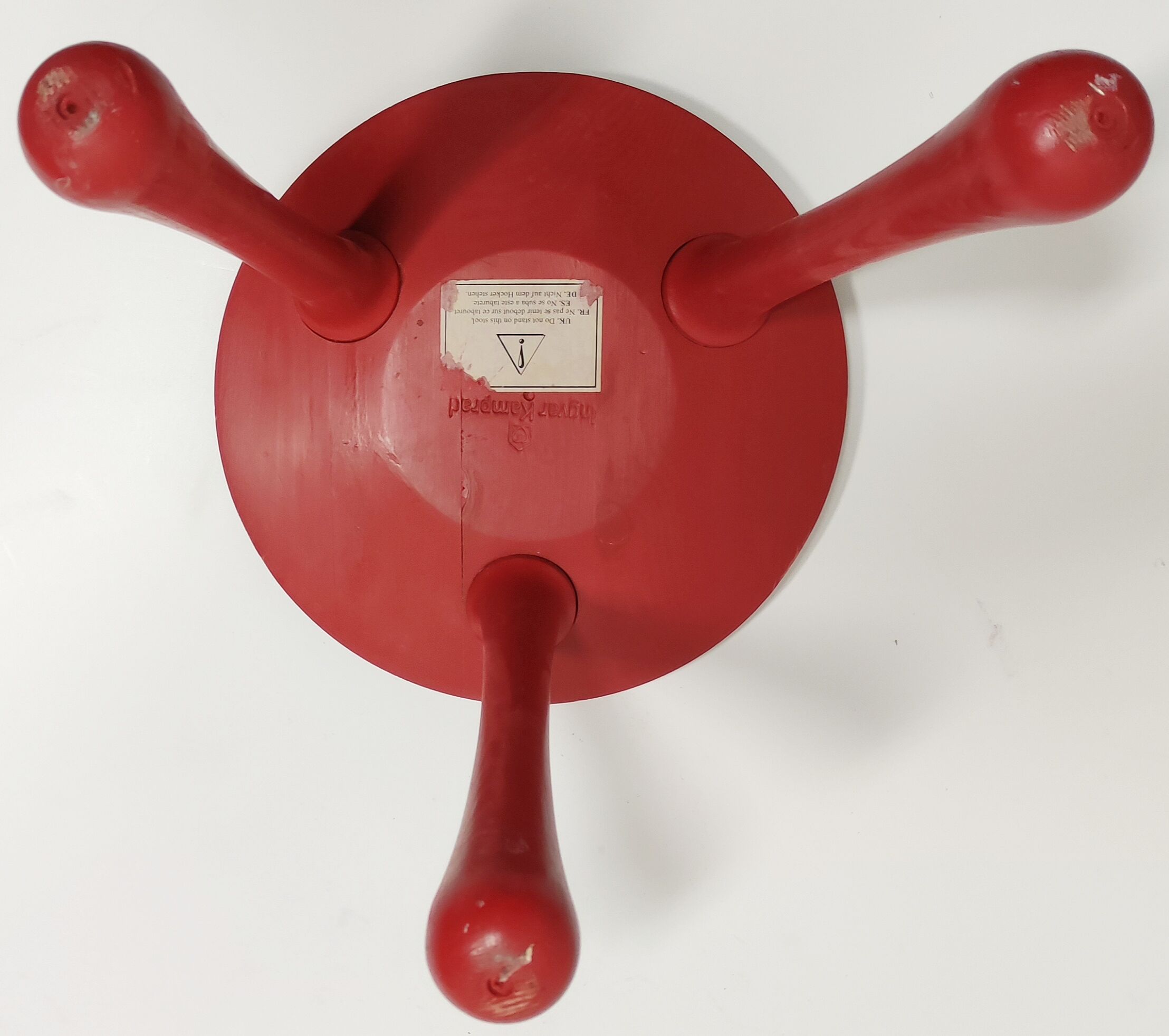 Ingvar Kamprad Red Limited Series Tabouret
