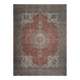 1970s Vintage Persian Handmade Wool Red Oversized Area Rug 286x378