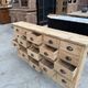 Workshop furniture in beech from the early 20th century.