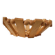 Olive wood fruit bowl