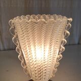 Table lamp with Murano glass shade - mid 20th century