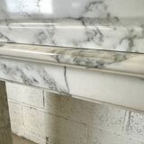 Louis XVI style marble fireplace