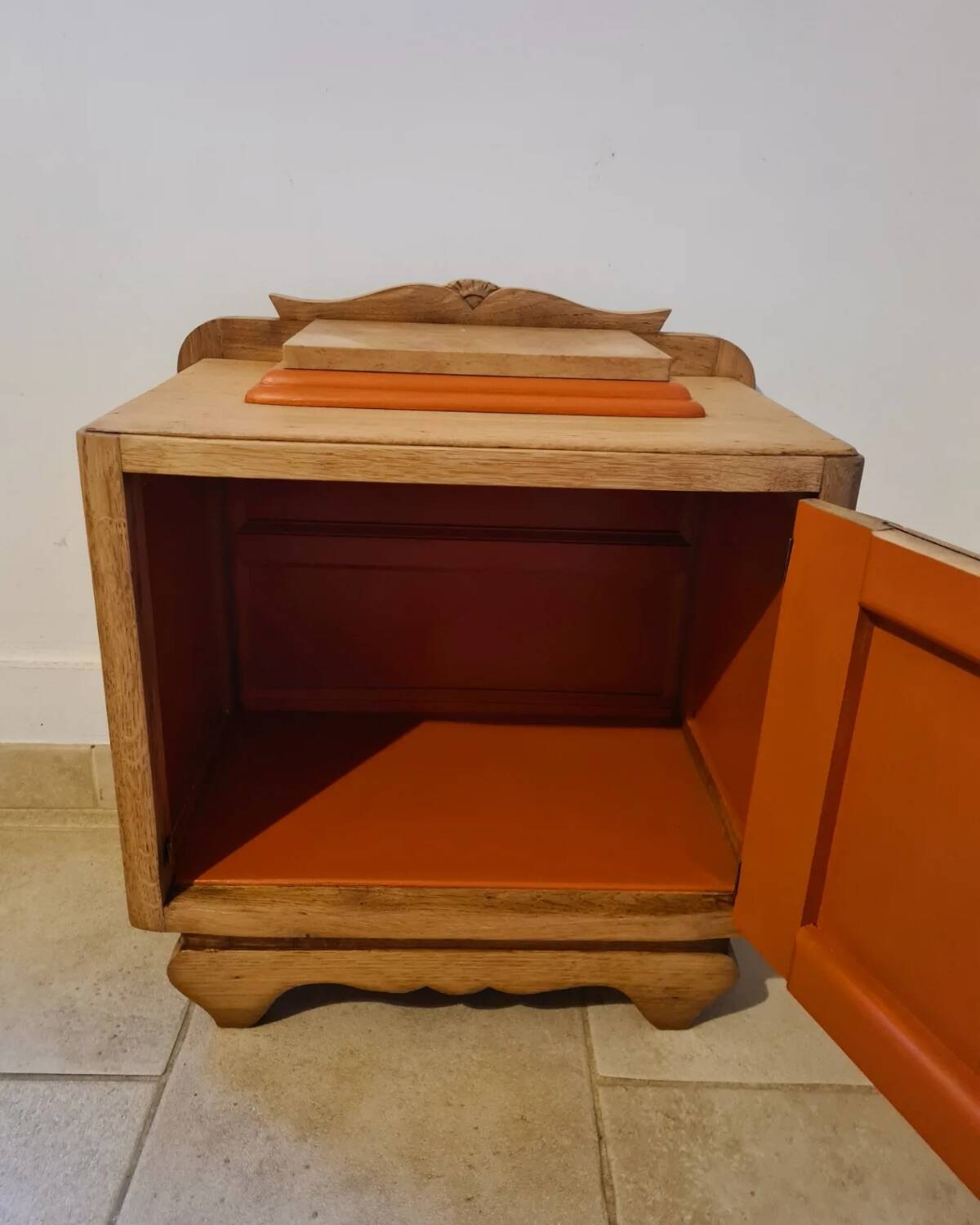 Old Art Deco bedside table