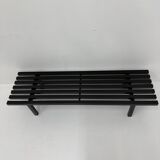 Mid-century slatted wooden bench Martin Visser style , 1970’s