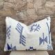Handmade cushion cover in Berber wool: Moroccan Kilim cushion