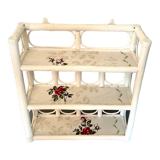 Rattan shelf