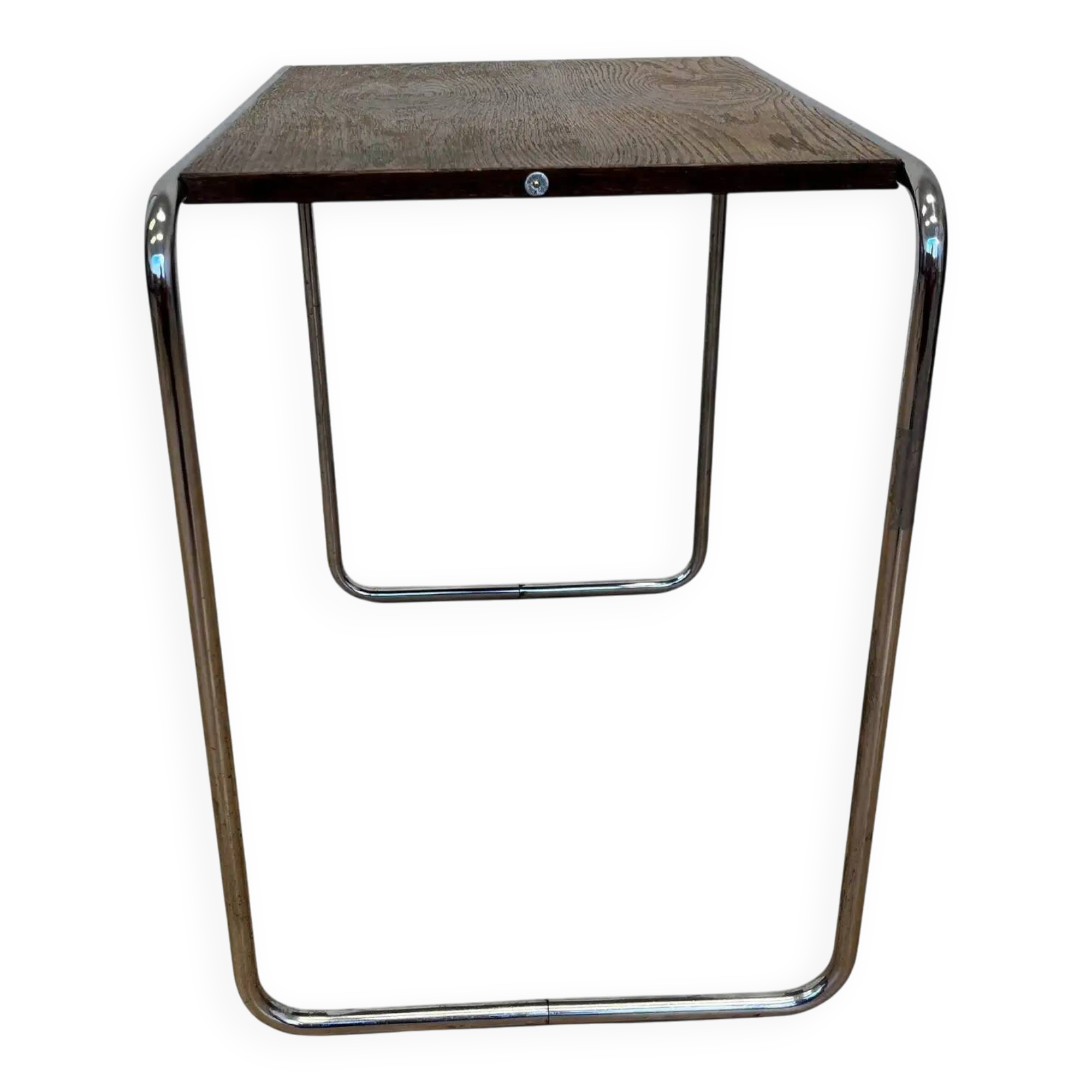 Bauhaus chrome nesting or side table by Marcel Breuer for Mucke Melder, 1930s