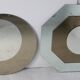 Pair of "kinetic" mirrors, France, circa 1970