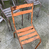 14 metal bistro chairs