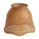 Wicker lampshade