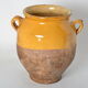 Yellow glazed jar