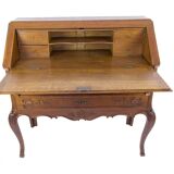 Louis XV style carved oak secretary 1930s