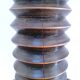 Solid wood lamp base by Charles Dudouyt