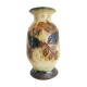 Vase vintage aux oiseaux en grès signé Biran
