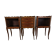 Marquetry bedside tables