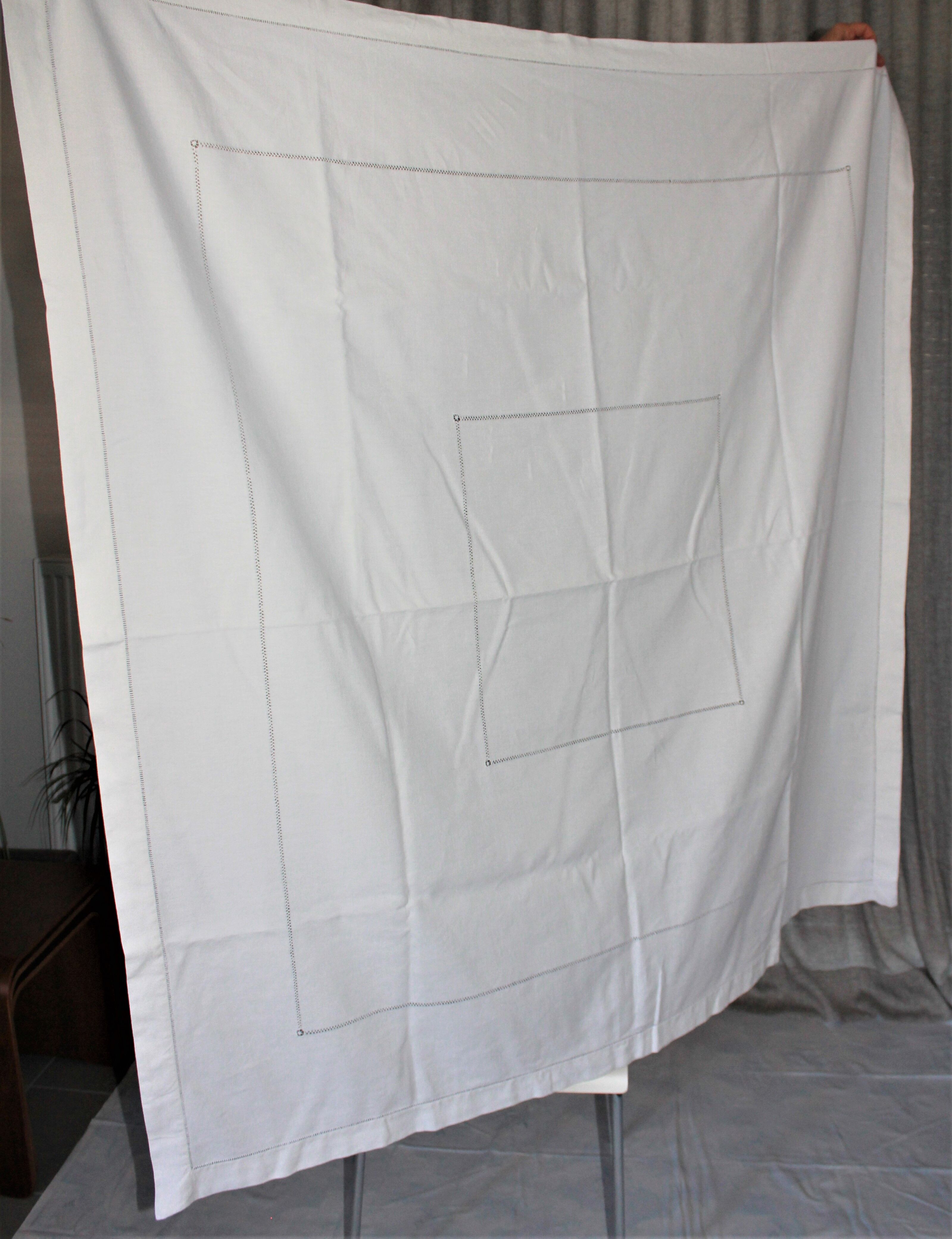 Vintage linen tablecloth