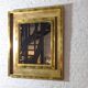 Large brass etched Regency mirror by Belgochrom, 1970s