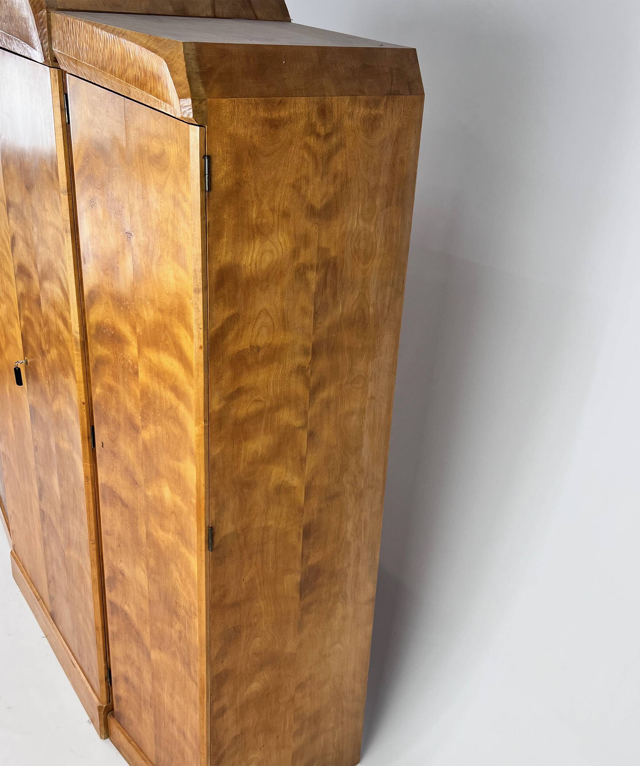 Anthroposophical Handmade Wardrobe, Netherlands, 1940s