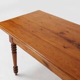 Large French rustic farmhouse table 19th century