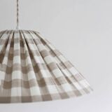 Malala "beige" large tile conical pendant light