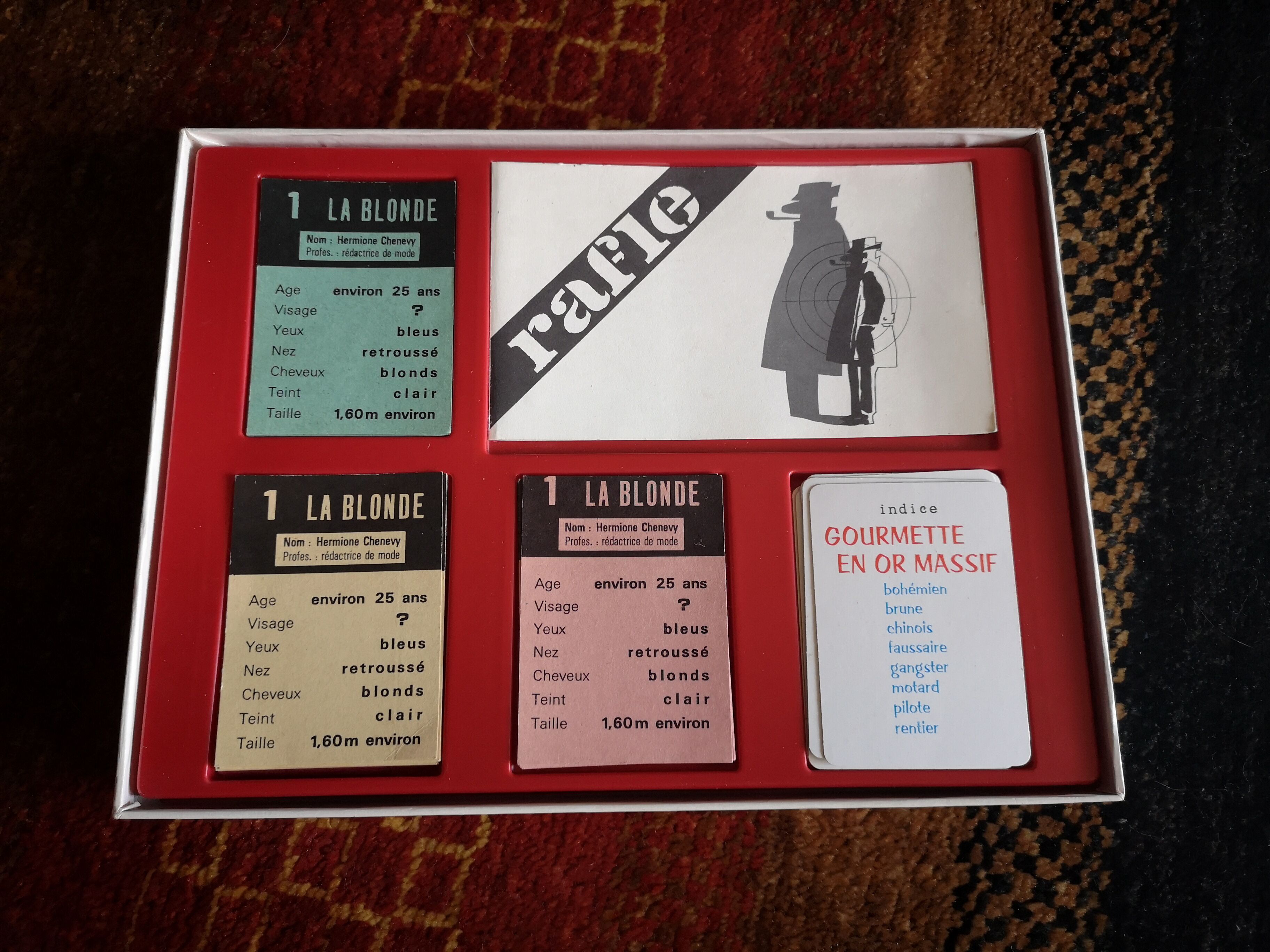 Police game La Rafle - Dujardin Editions 1970