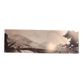 Grandes œuvres d'art en noir et blanc / collage photo (160x50) temple