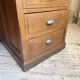 1950s oak office counter