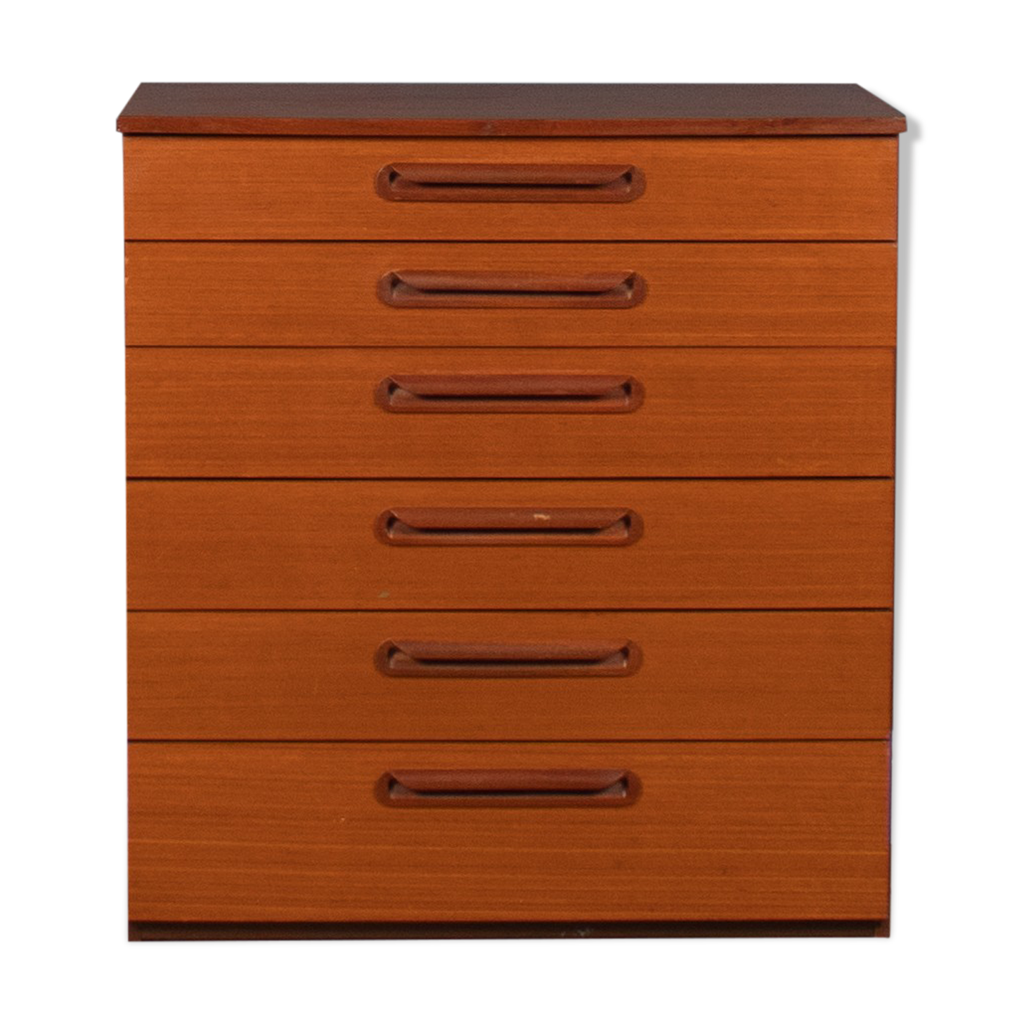 Retro Teak 1960s Chest Of Drawers By Schreiber Furniture