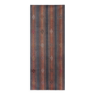 Tapis vintage turc de oushak tissé à la main 120x286 cm