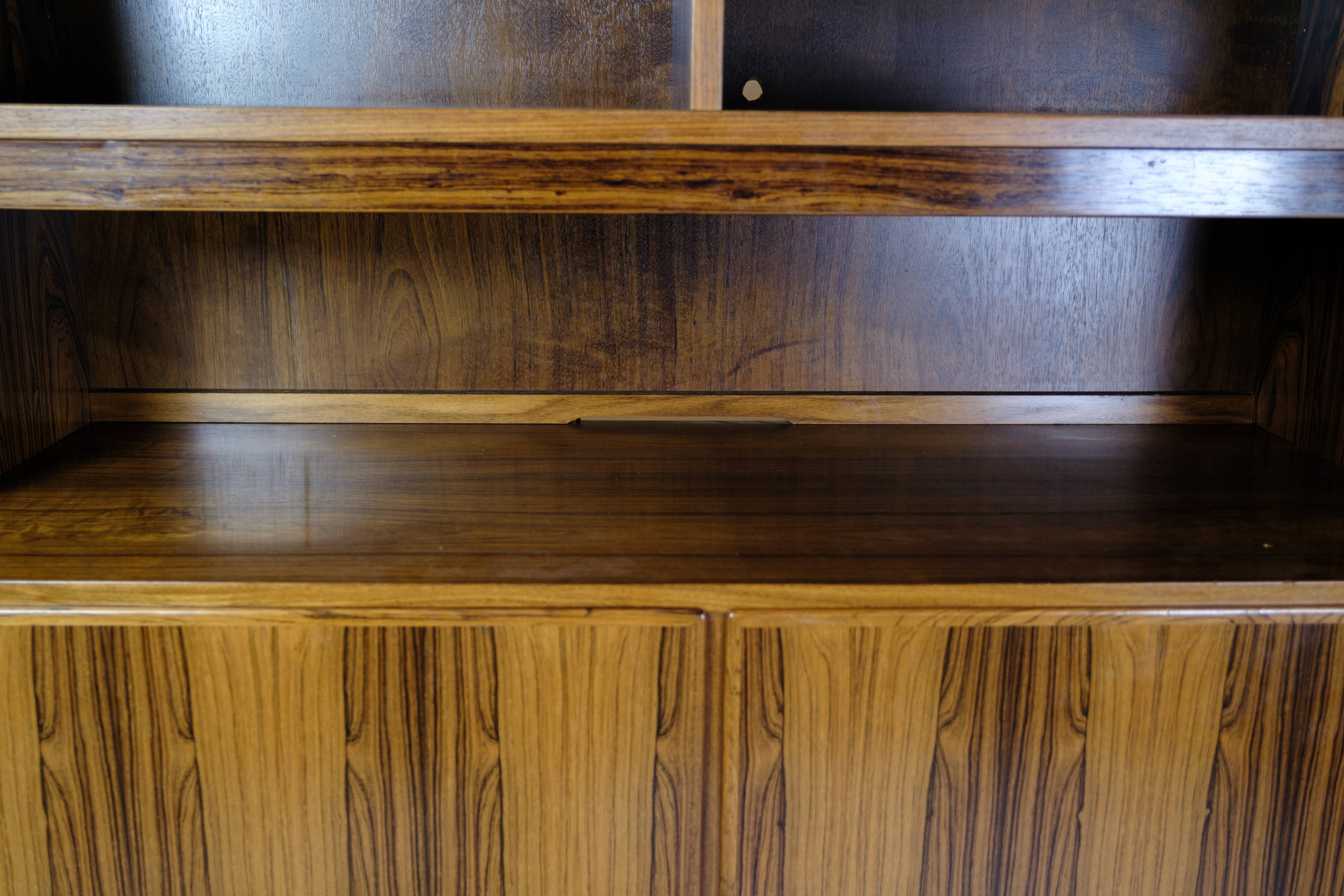 Bookcase Made In Rosewood By Hundevad Furniture From 1960s
