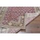 1970s Turkish Oushak Handmade Wool Cotton Pink Area Rug 112x175