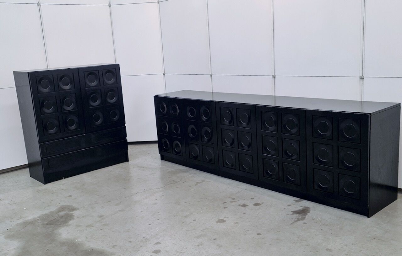 Brutalistic 5 door buffet