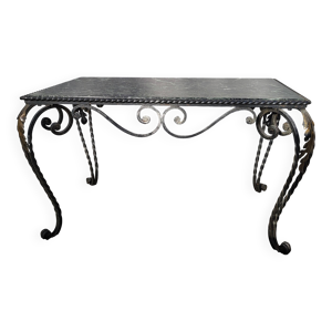 Table basse Arletty fer - marbre