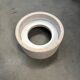 Large travertine round coffee table by Up & Up, Italy 1970s