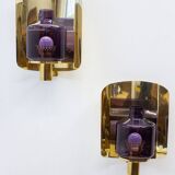 Pair of sconces wall lamp by Hans-Agne Jakobsson model V-222, Sweden