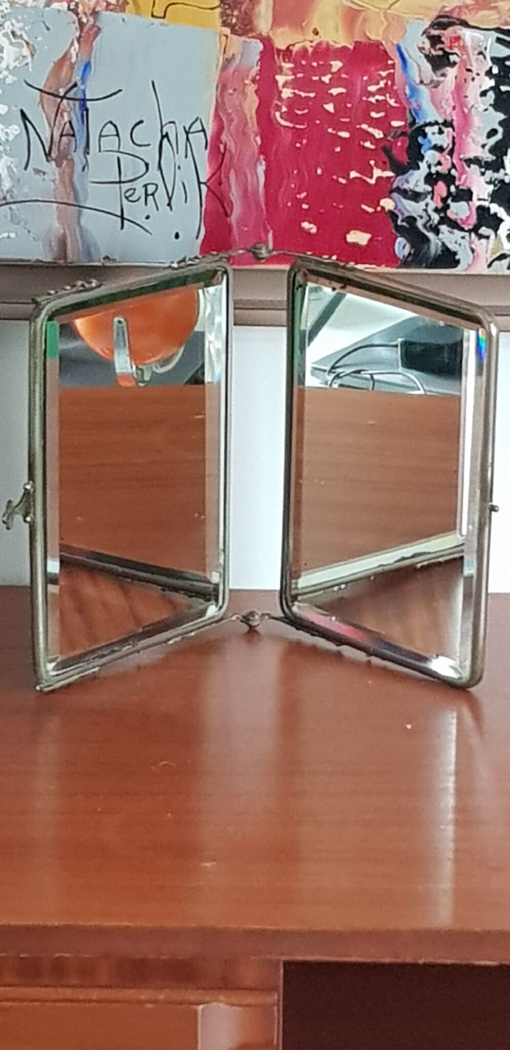 Barber mirror 33x22cm